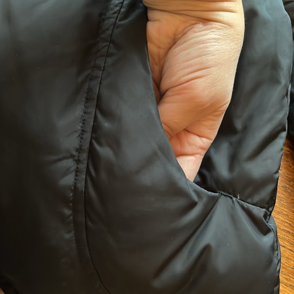 ❤️Tahari winter down puffer jacket women’s black statement collar - Picture 9 of 16